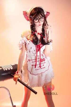 SHEDOLL 楚琳 160cm | C罩杯 ｜ 女僕服風｜甜美巨乳純欲｜全身植毛+加熱夾吸通道｜Cosplay甜心辦公秘書